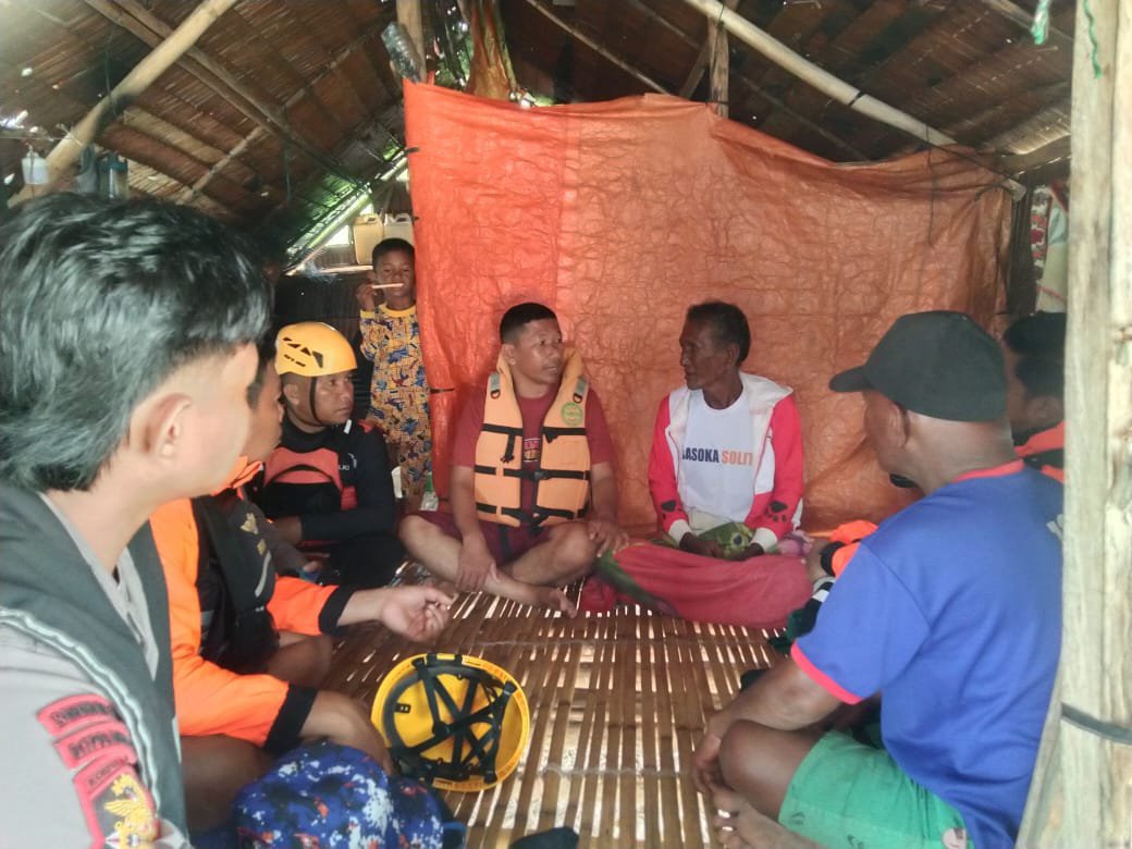 Terseret Arus 35 Mil, Nelayan Asal Monsongan Banggai Laut Akhirnya Diselamatkan Usai Hilang Dua Hari